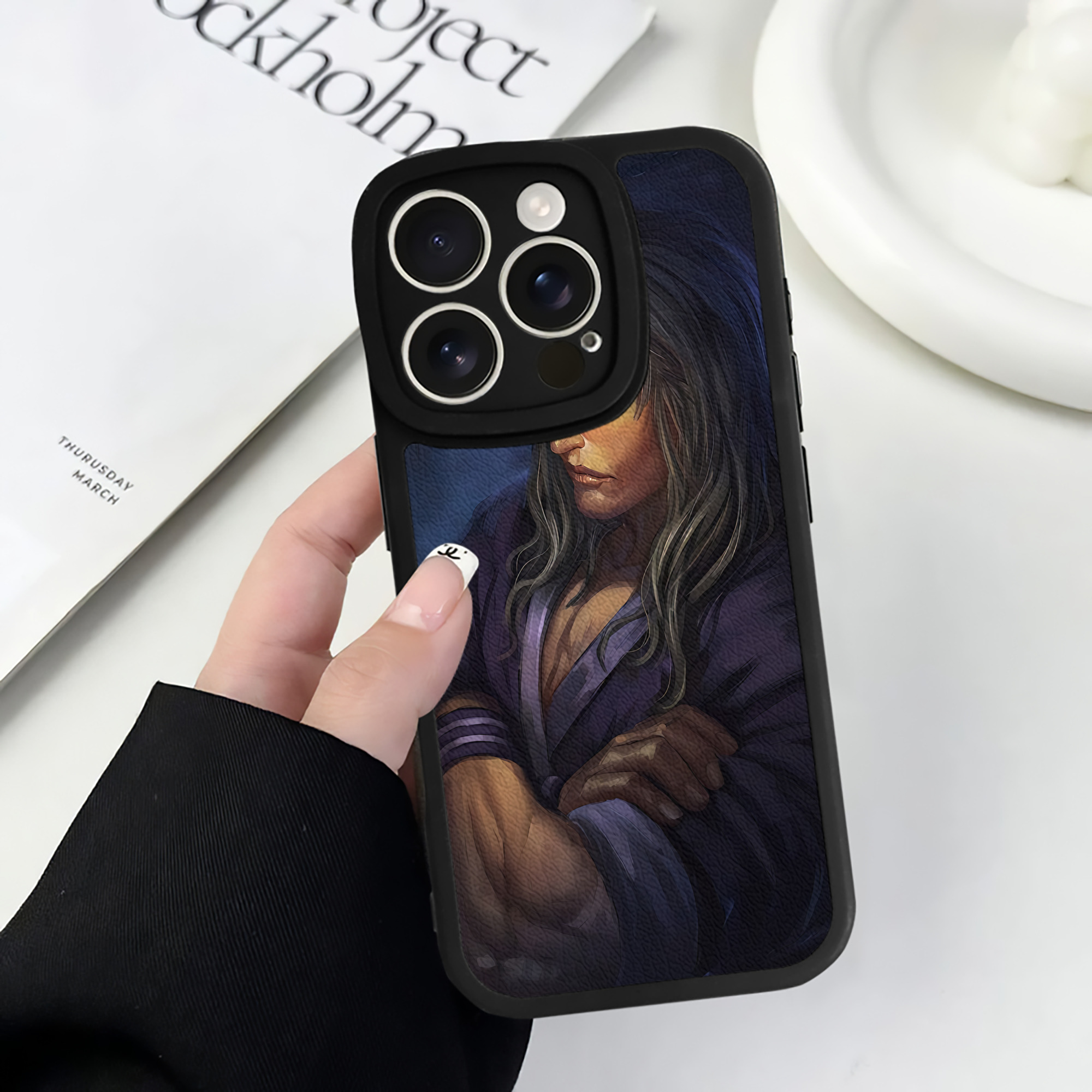 （画像用） 北斗の拳 Fist of the North Star 【iPhone 16シリーズ対応】シリコンスマホケース（レザー調） 材質：シリコン